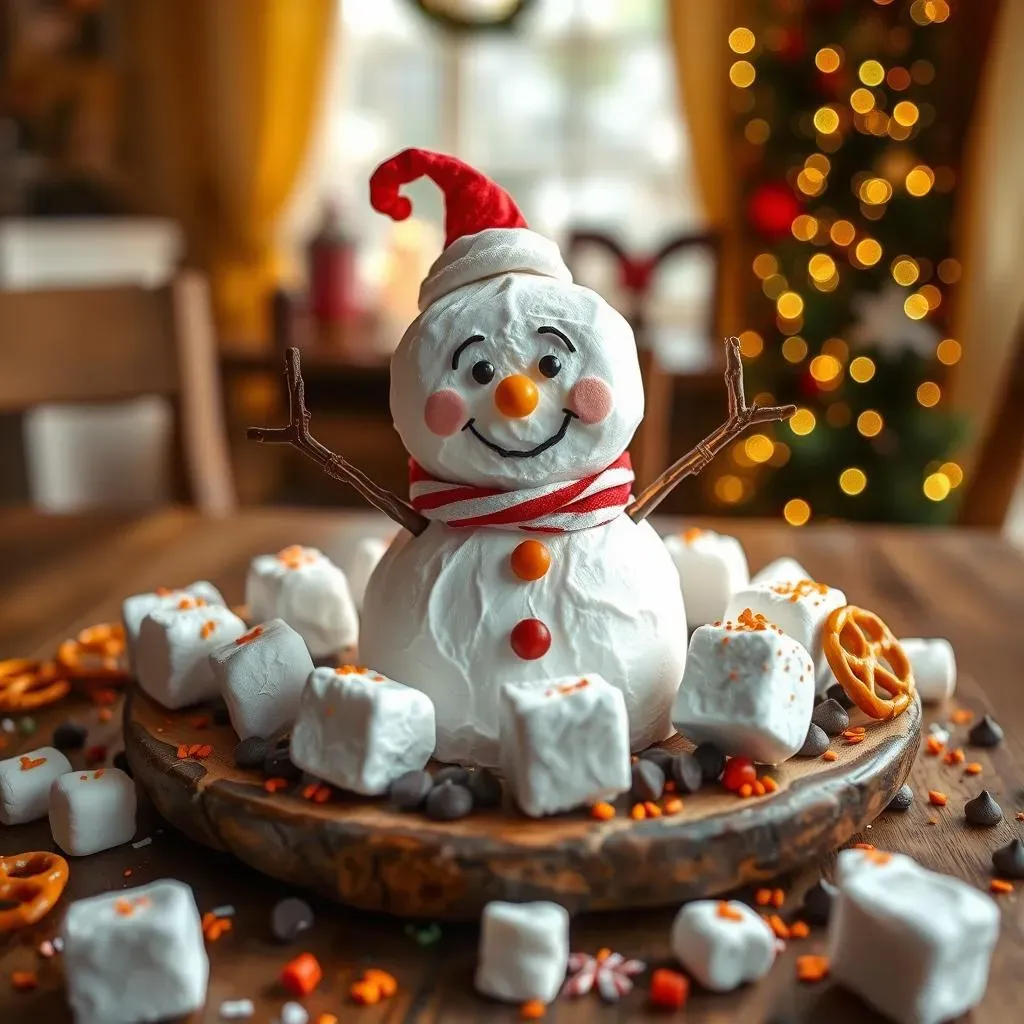 A Sweet Start: Marshmallow Snowman Elf on the Shelf Idea