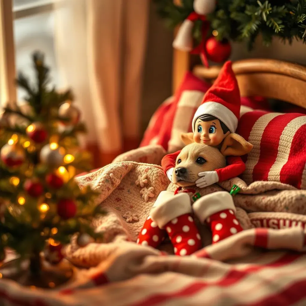 Adorable Elf on the Shelf Christmas Eve Ideas Featuring Your Pets