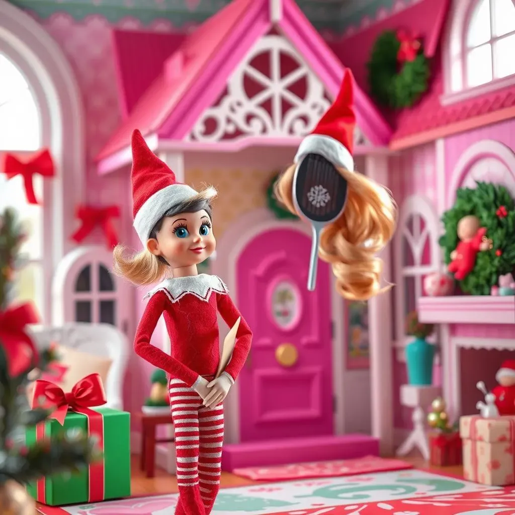 Barbie's Funny Elf on the Shelf Ideas Debut