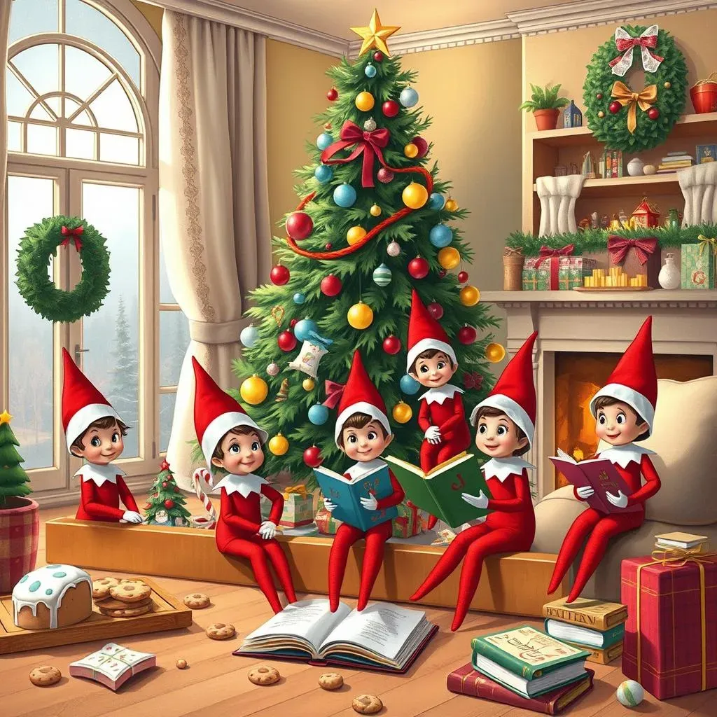 Best Elf on the Shelf Ideas for Large Families:  Managing Multiple Elves & Locations