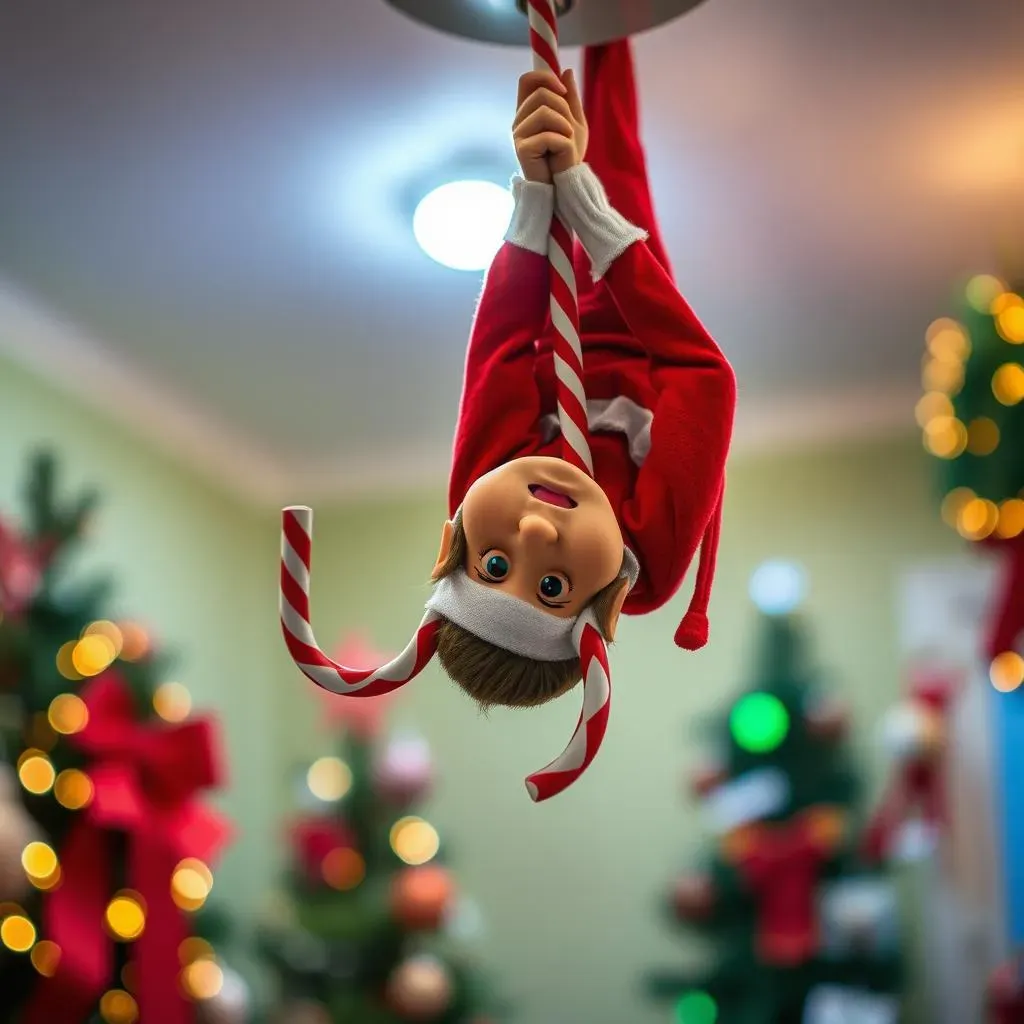 Candy Cane Capers: Elf on the Shelf Ideas