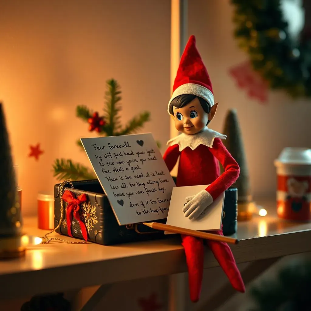 Ultimate Christmas Eve Elf On The Shelf Ideas with Farewell Letters