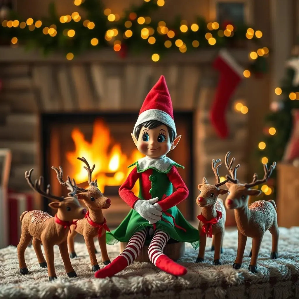 Ultimate Christmas Eve Elf On The Shelf Ideas with Reindeer