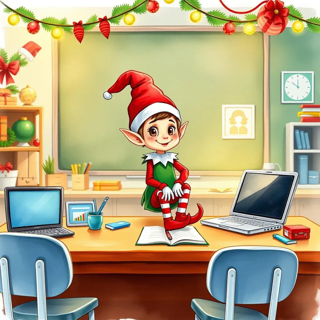 Amazing Classroom Elf On The Shelf Ideas for Virtual Learning