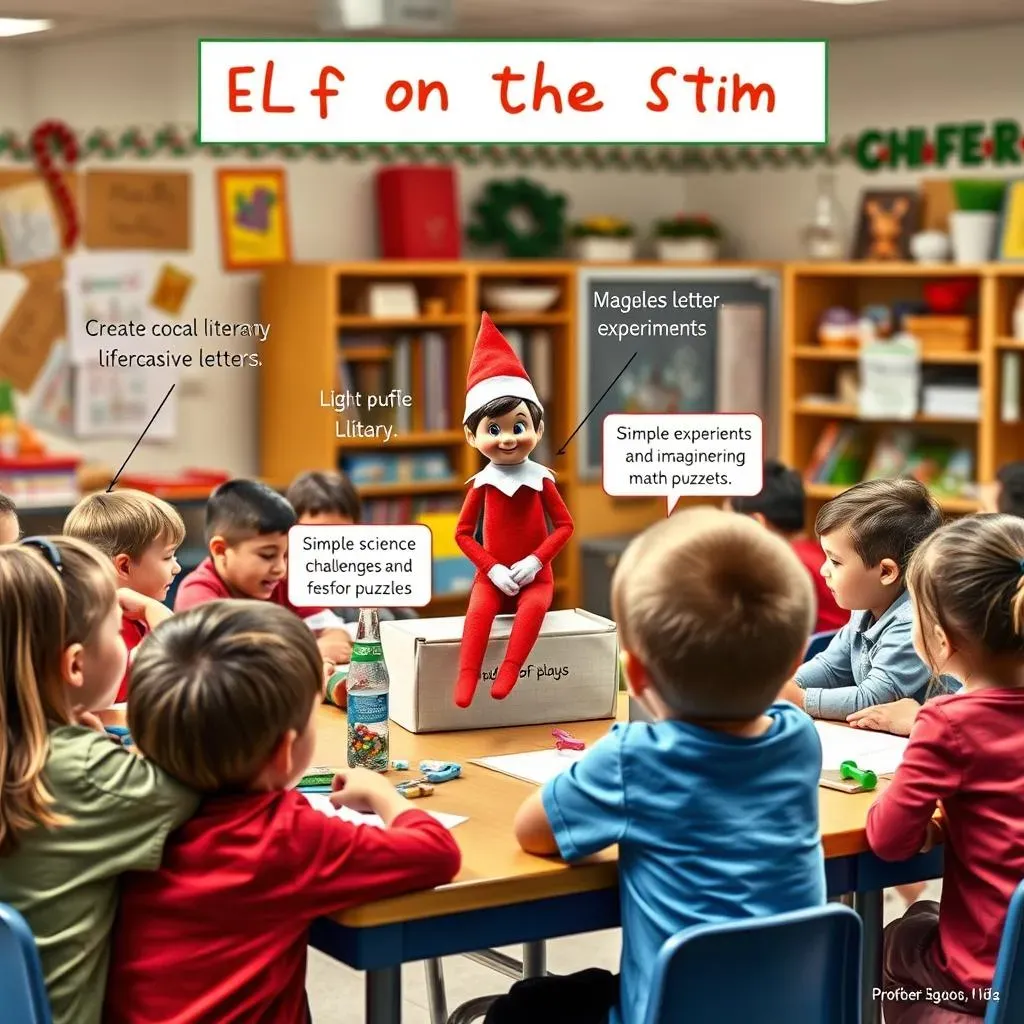 Classroom Elf on the Shelf Ideas with Educational Messages