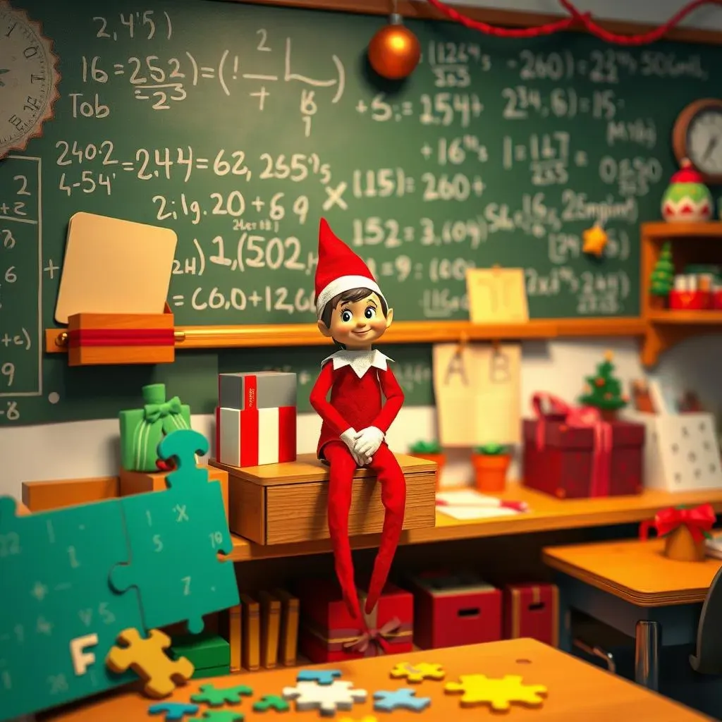 Amazing Classroom Elf On The Shelf Ideas with Math Challenges