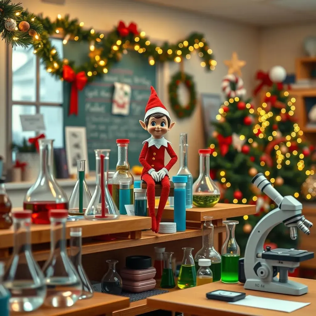 Classroom Elf On The Shelf Ideas with Amazing Science Experiments