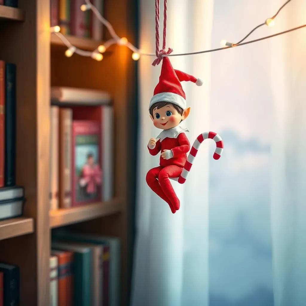 Crafting Your Elf on the Shelf Ideas Zipline