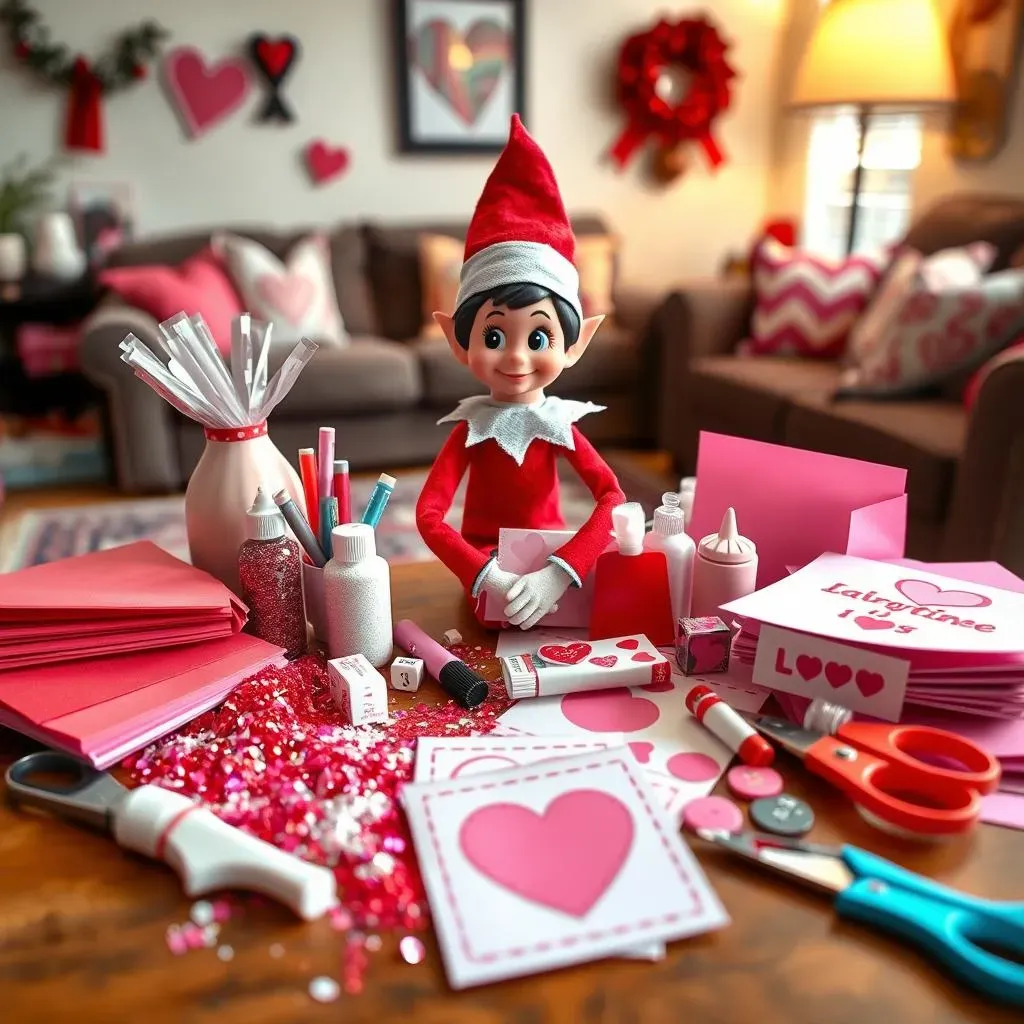 Crafty Elf on the Shelf Valentine Ideas