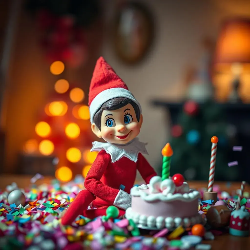 Crazy Elf on a Shelf Birthday Surprises