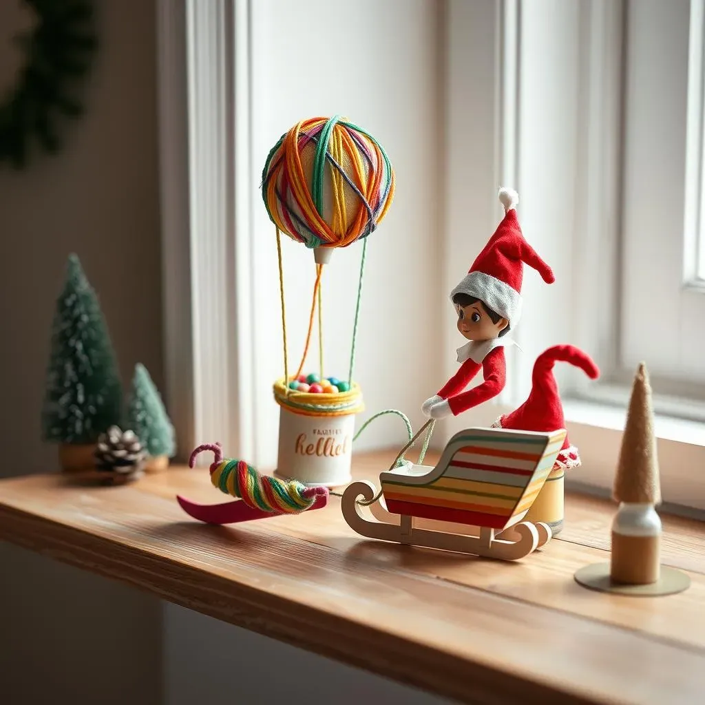 Crazy Elf on the Shelf:  DIY Decorations and Props on a Dime