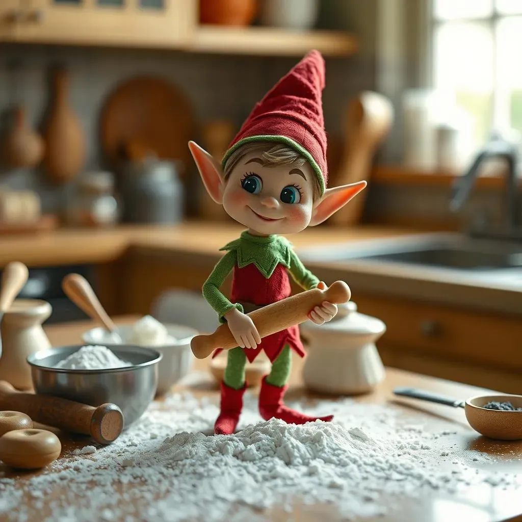 Crazy Elf on the Shelf Ideas:  Using Everyday Objects