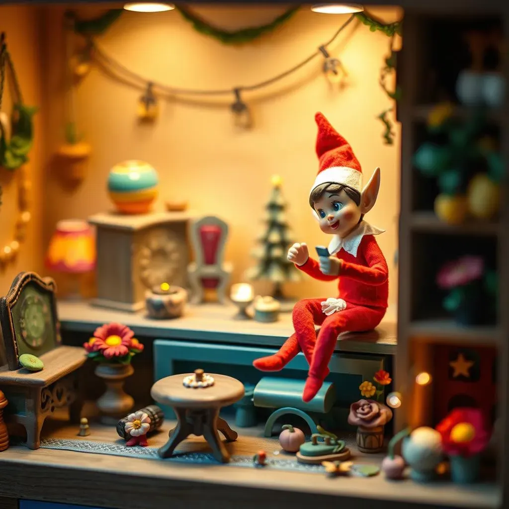 Creative and Elaborate Unique Elf on the Shelf Ideas