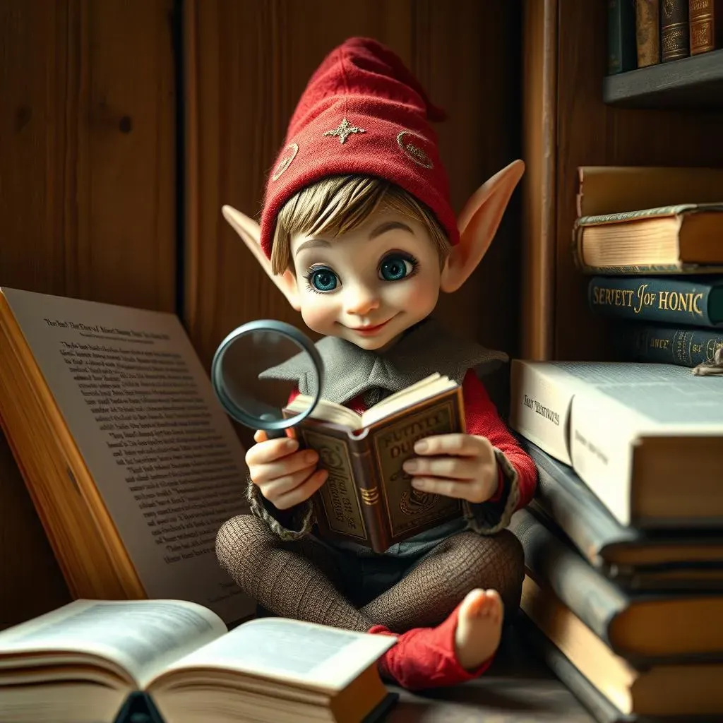 Creative BookThemed Elf Poses and Props