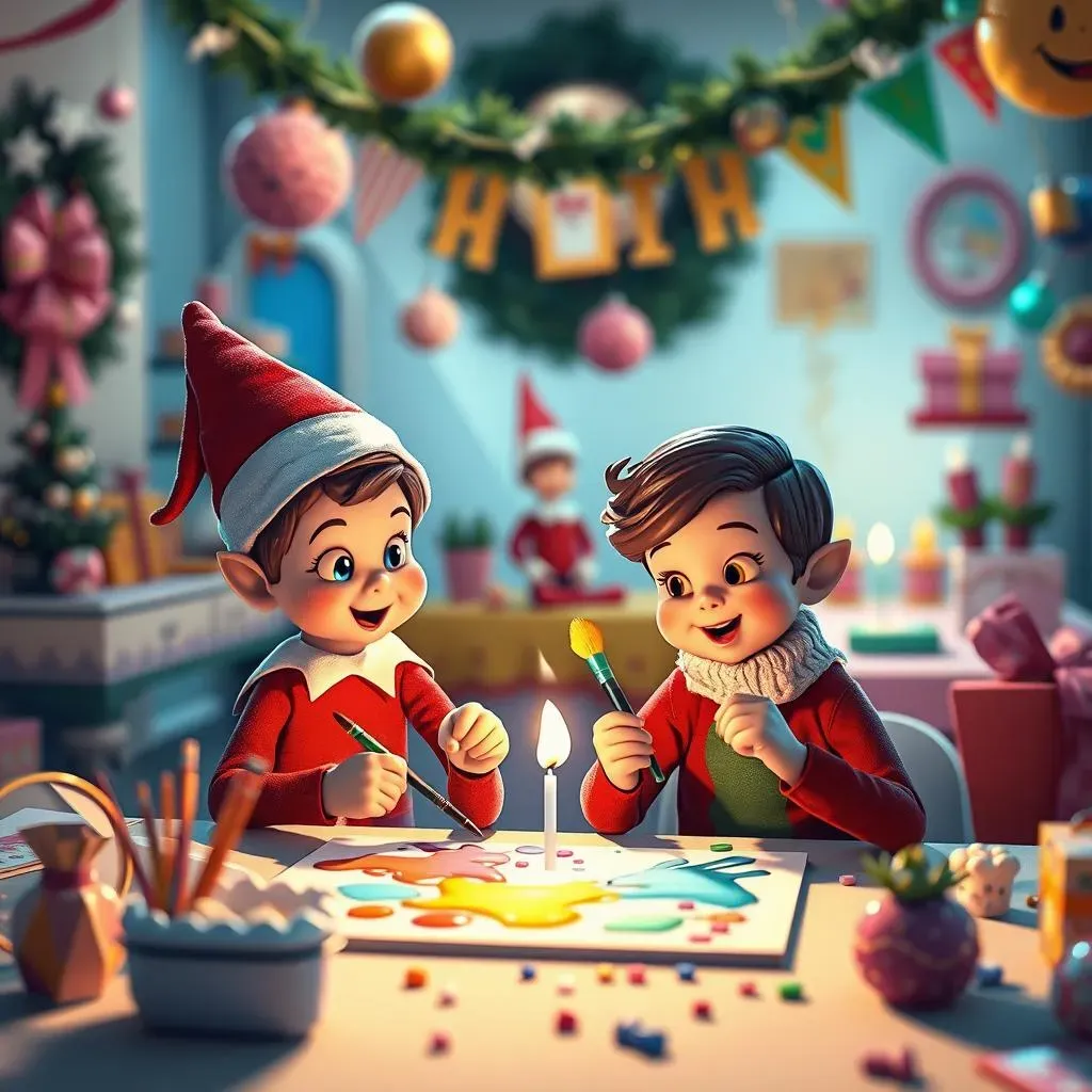 Creative Elf on the Shelf Birthday Activities for Siblings