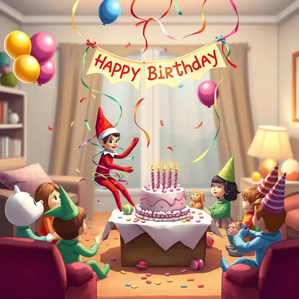 Creative Elf on the Shelf Birthday Decoration Ideas to Surprise Your Kids