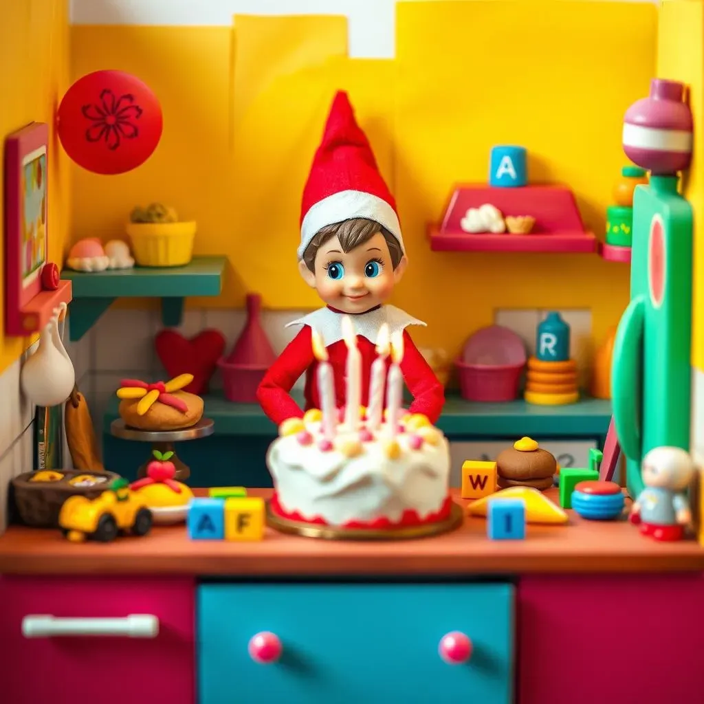 Creative Elf on the Shelf Birthday Scenes on a Budget