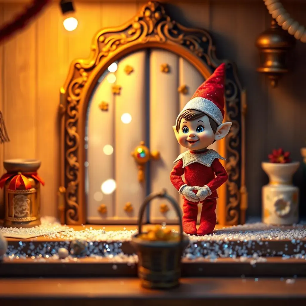 Creative Elf on the Shelf Goodbye Ideas with Magic Doors