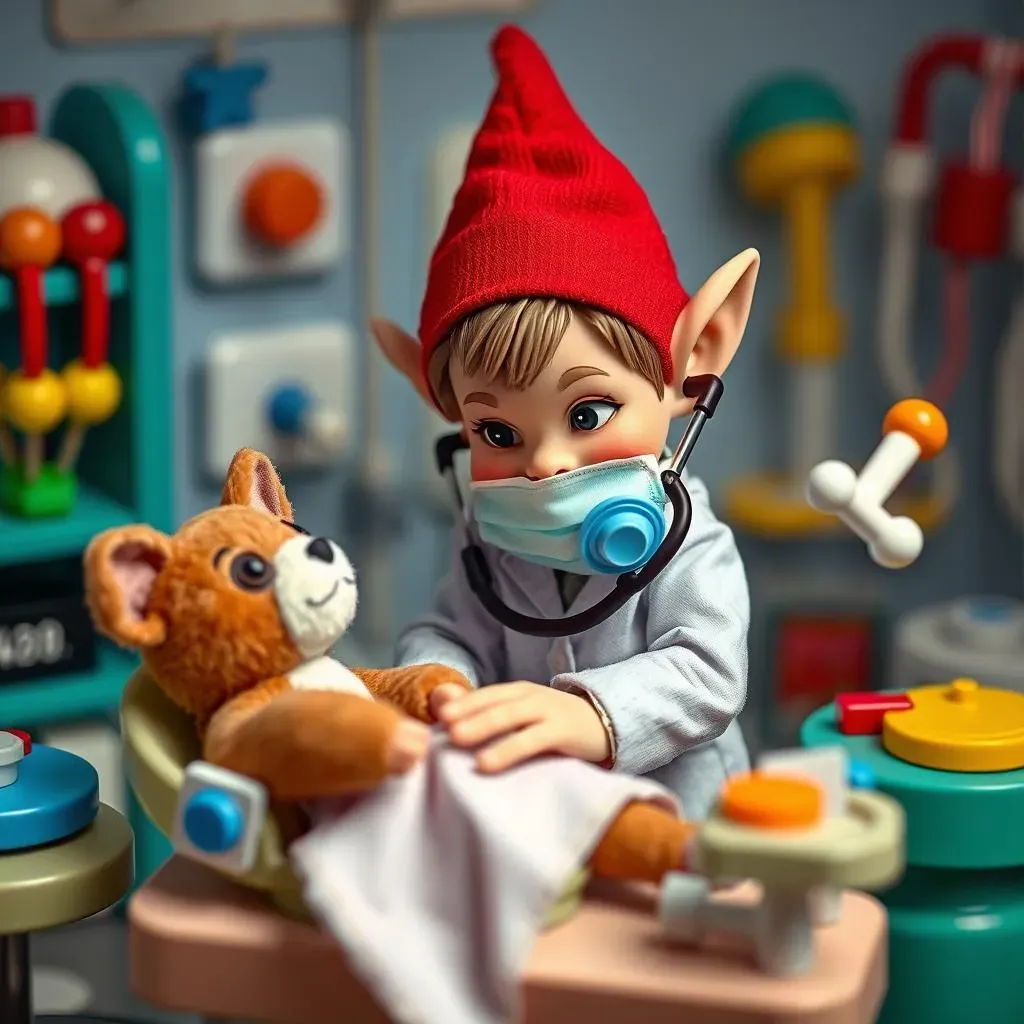 Creative Elf on the Shelf Ideas at the Vet Clinic