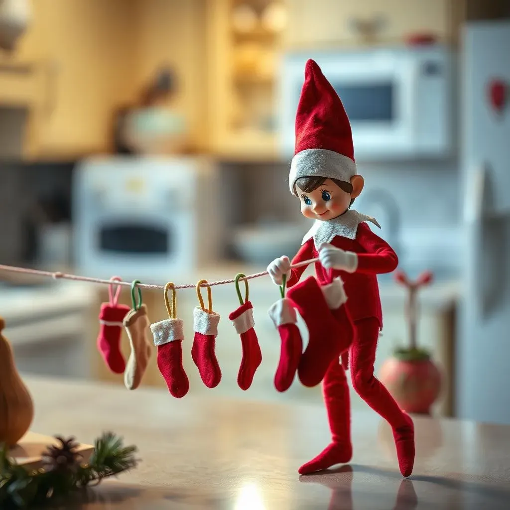 Creative Elf on the Shelf Scenes Using Household Items