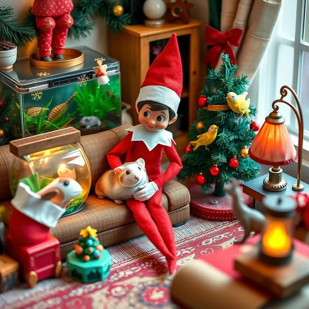 Creative Elf on the Shelf Scenes with All Pets:  Beyond the Usual Suspects