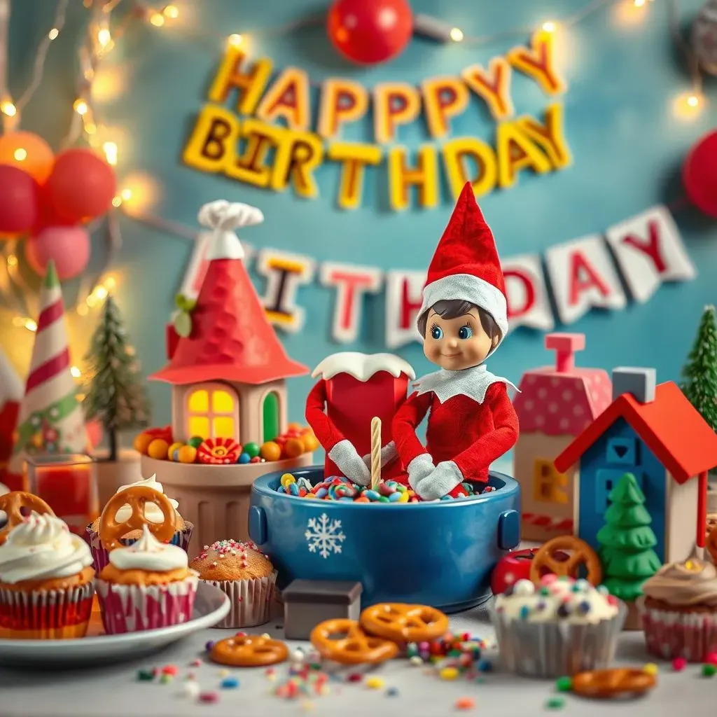 Creative LastMinute Elf on the Shelf Birthday Treats & Decorations