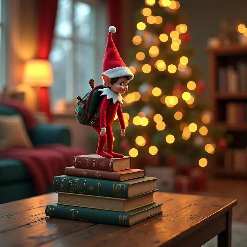 Creative Traditional Christmas Eve Elf on the Shelf Poses