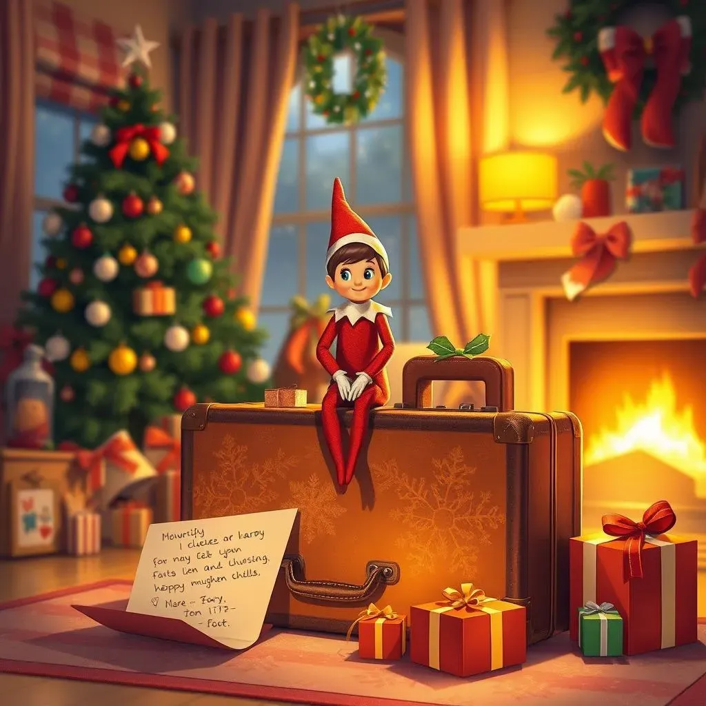 Awesome Creative Ways to Say Goodbye: Elf On The Shelf Ideas