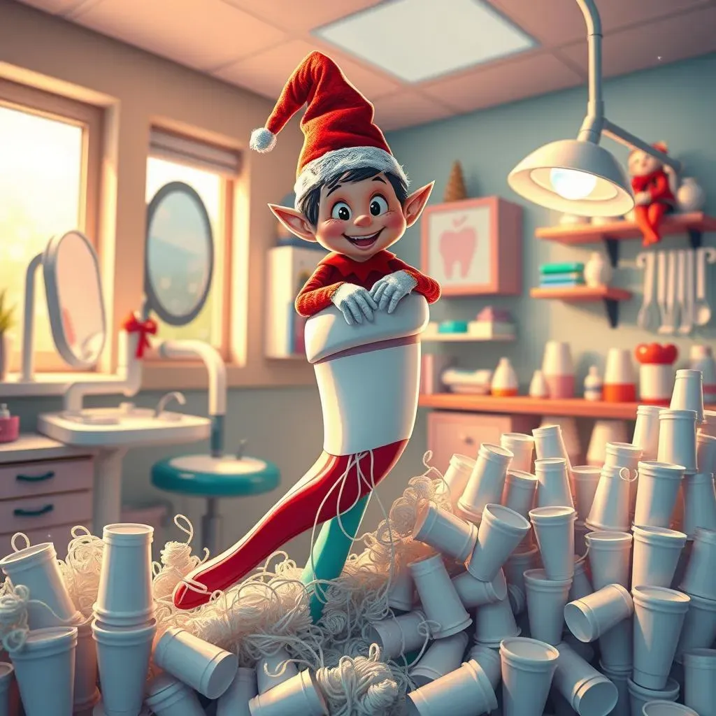 Dental Office Shenanigans: Funny Elf on the Shelf Ideas