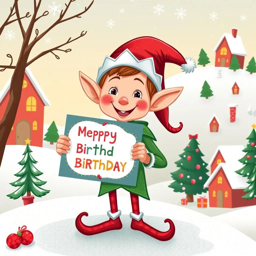 Designing Whimsical Elf on the Shelf Birthday Invitations