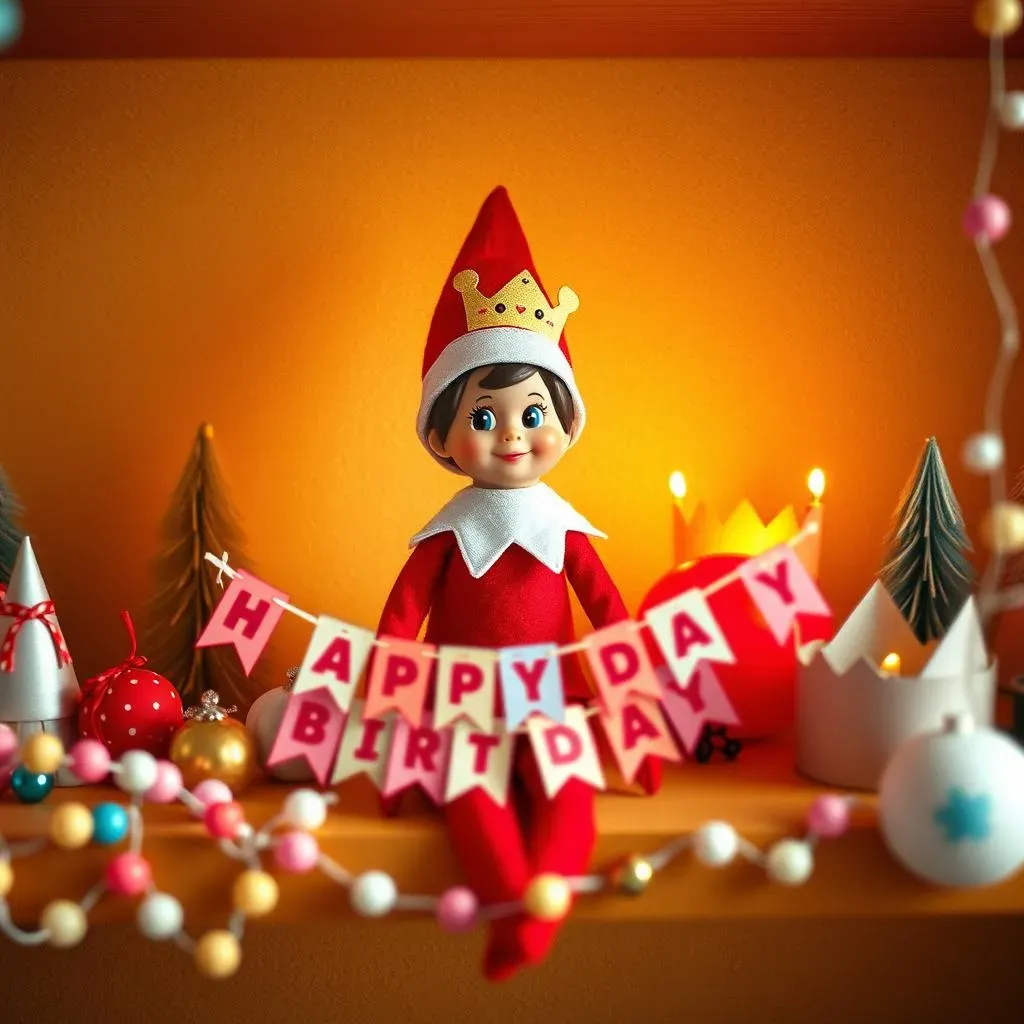 DIY Elf on the Shelf Birthday Decorations and Activities