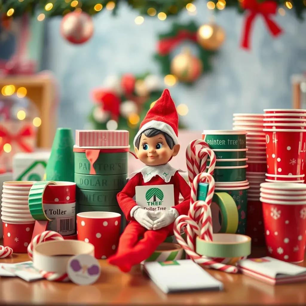 Dollar Tree Elf on the Shelf Supply List for Easy Pranks