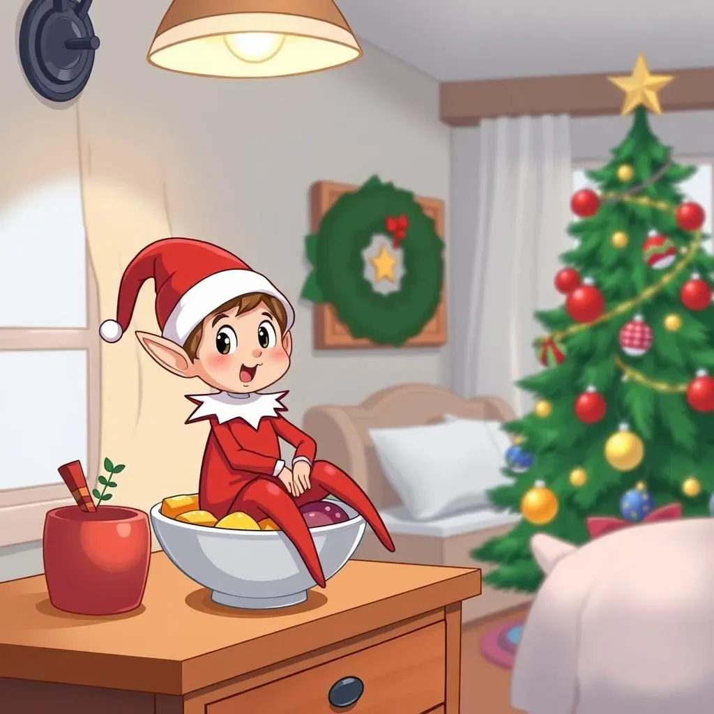 Easy Elf on the Shelf Arrival Ideas for Night One