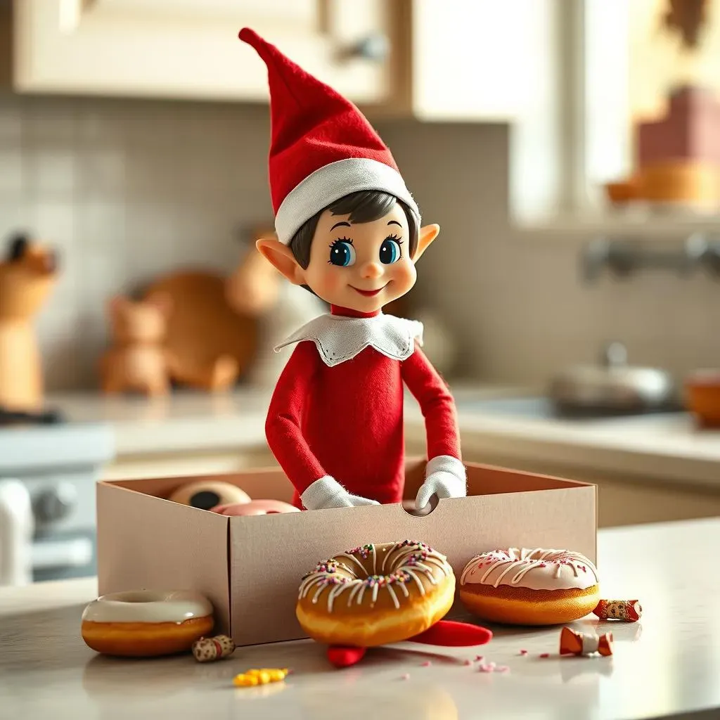 Easy Elf on the Shelf Donut Pranks