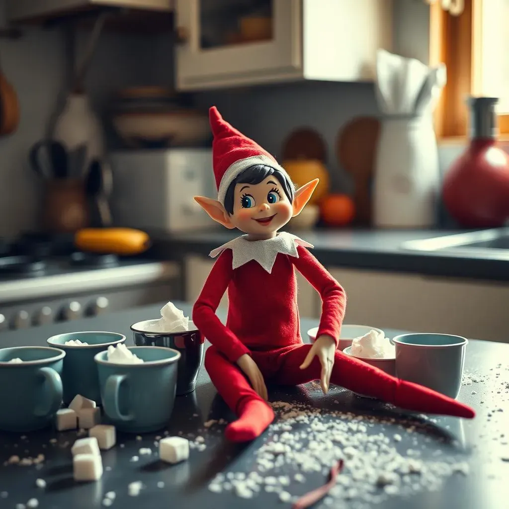 Easy Elf on the Shelf Ideas Using Stuff You Already Have