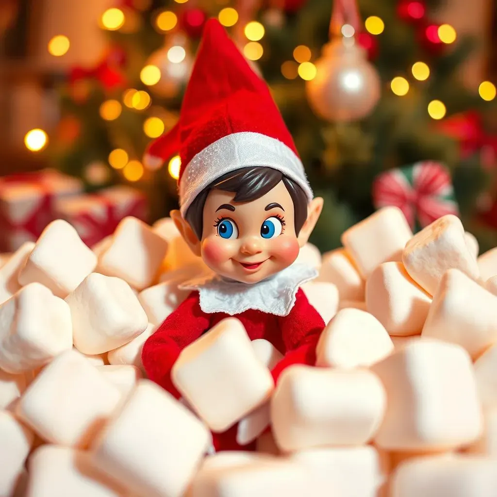 Easy Elf on the Shelf Marshmallow Scenes for Christmas Fun