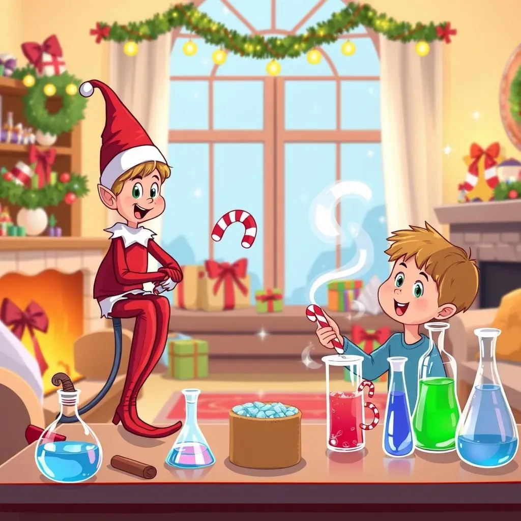 Easy Elf on the Shelf Science Ideas