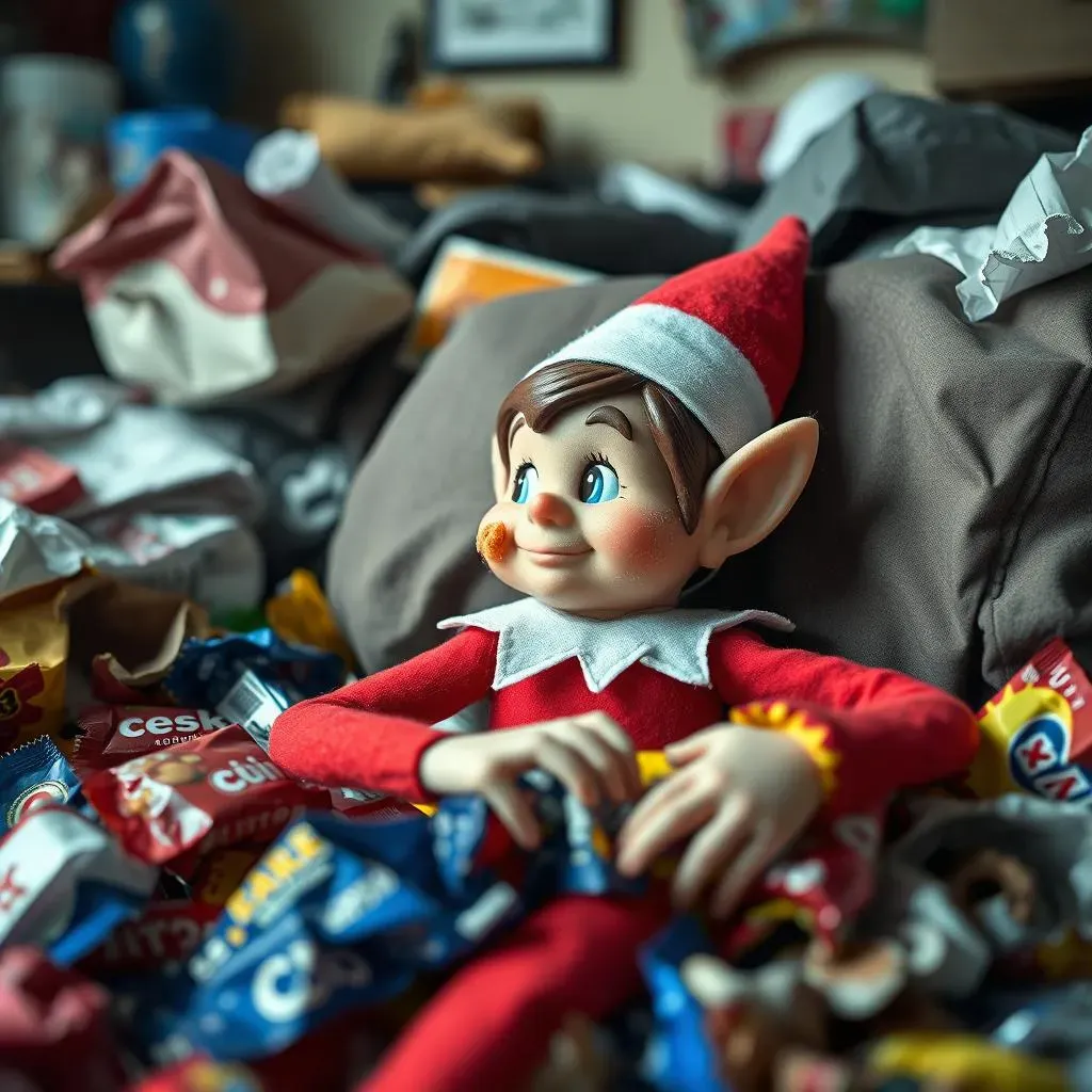 Easy Funny Dad Elf on the Shelf Ideas