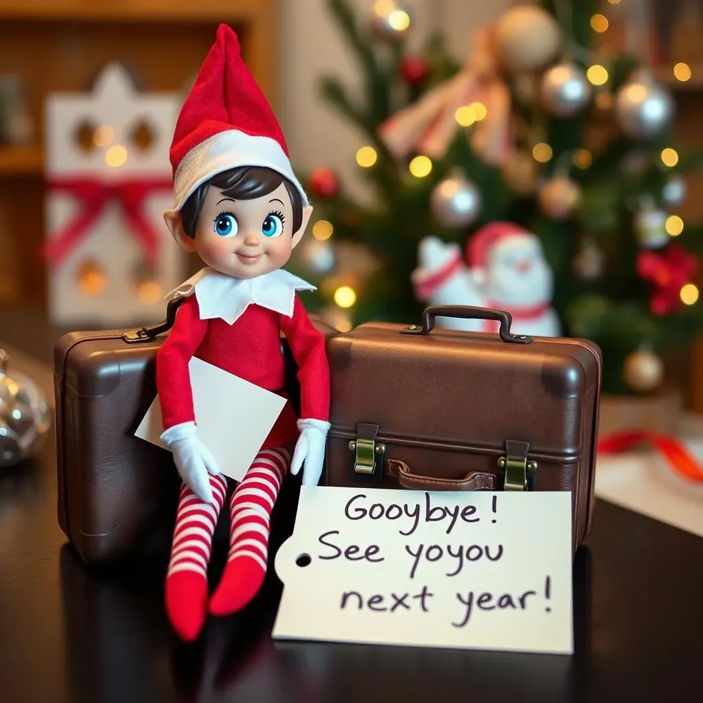 Easy & LastMinute Christmas Eve Elf on the Shelf Goodbye Ideas