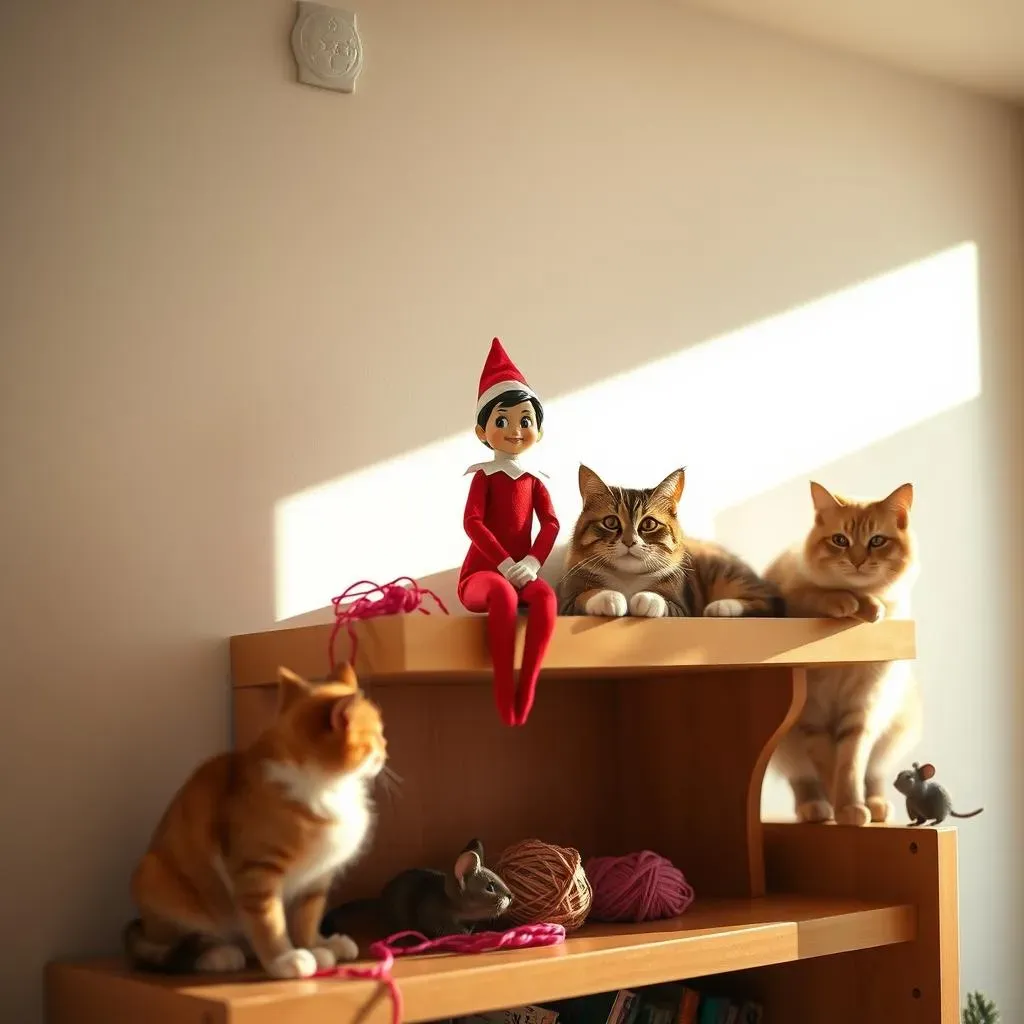 Elf on the Shelf and Cats: Mastering the Art of the Purrfectly Mischievous Scene