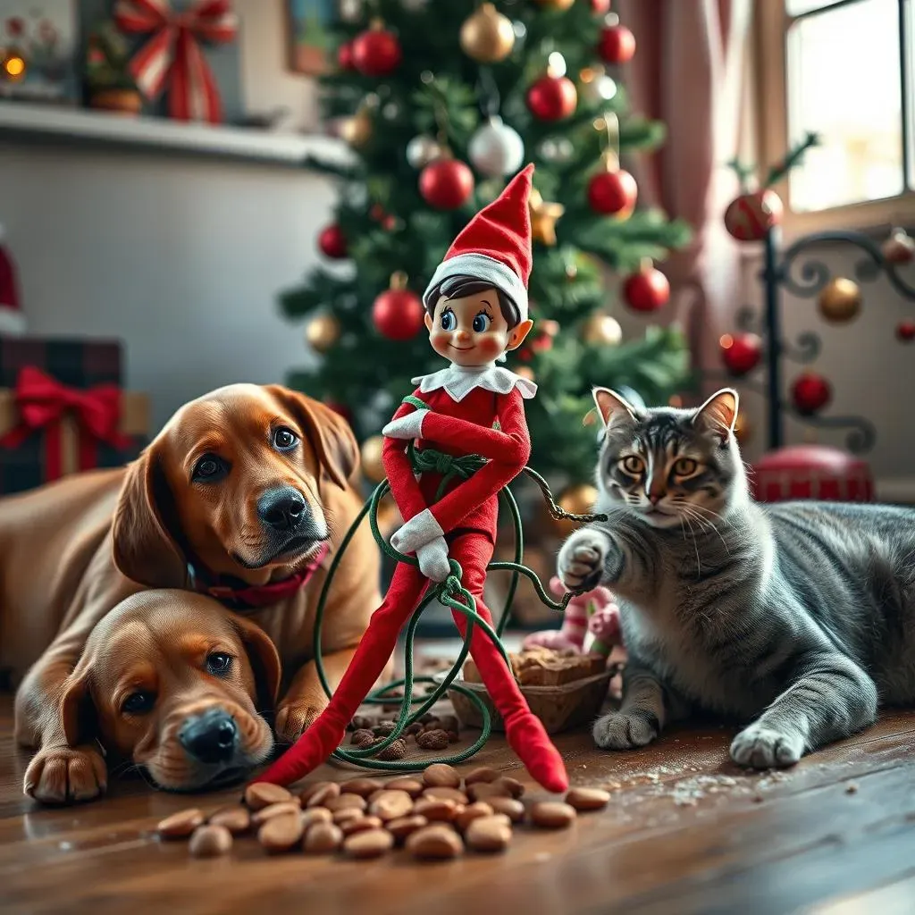 Elf on the Shelf and Pet Pranks: Christmas Eve Edition