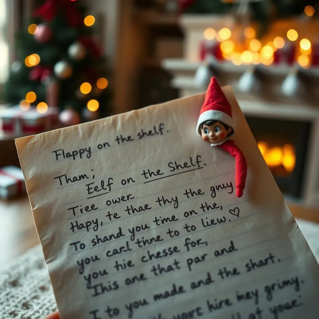 Ultimate Elf On The Shelf Goodbye Ideas with Letters