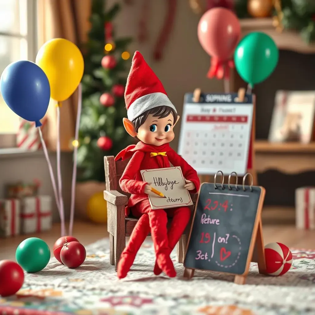 Ultimate Elf On The Shelf Goodbye Ideas with Return Dates