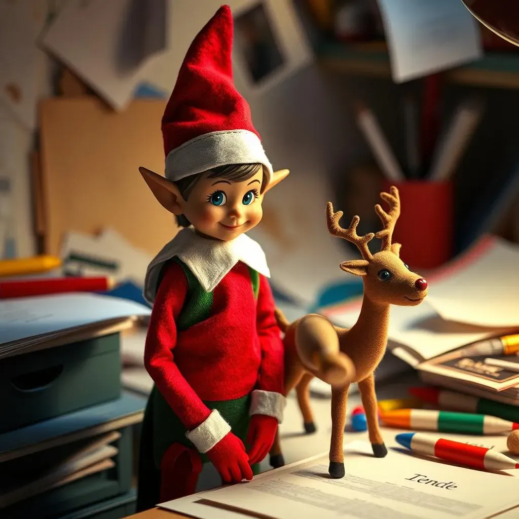 Elf on the Shelf Goodbye Letters and Final Surprises with Reindeer