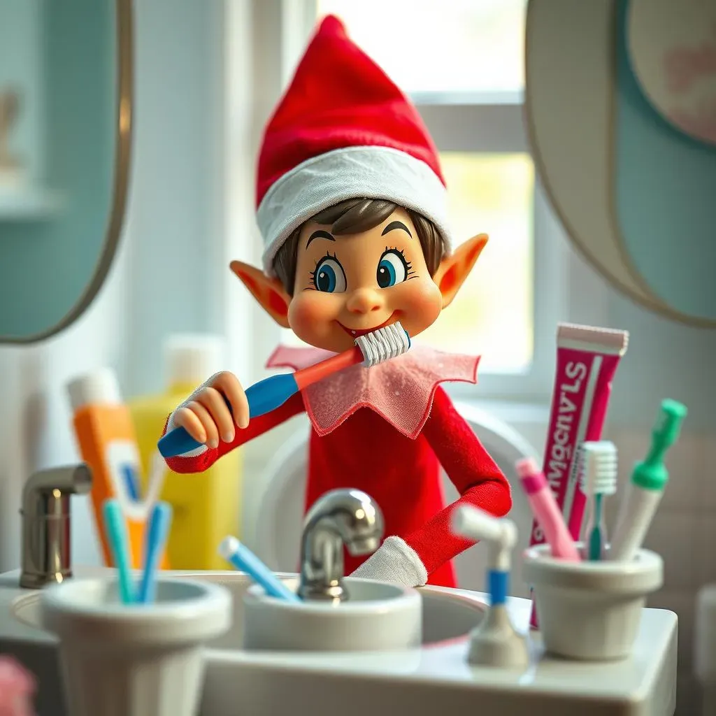 Amazing Elf on the Shelf Ideas Brushing Teeth for Kids