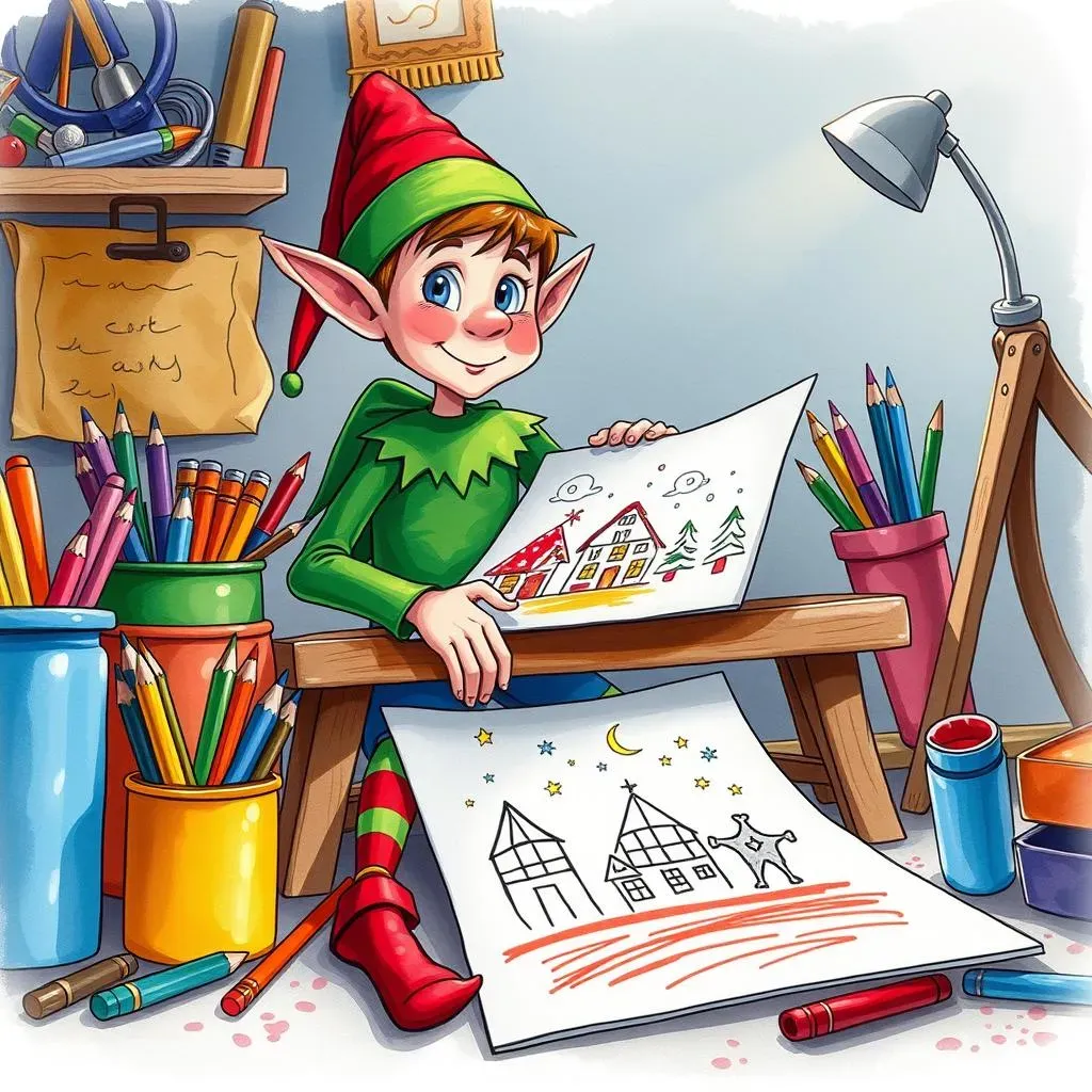 Fun Elf on the Shelf Ideas Drawing: Get Creative Now!