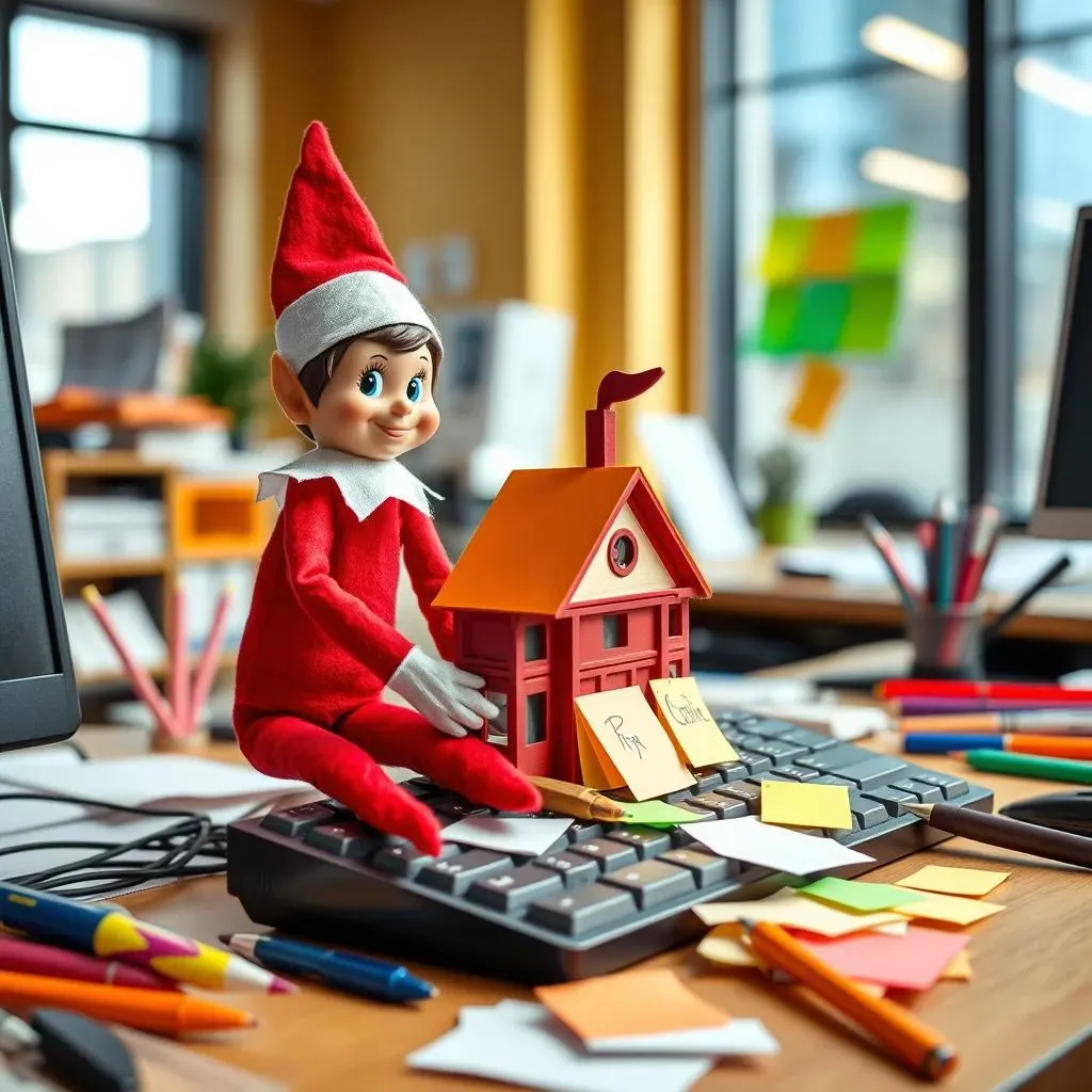 Elf on the Shelf in the Office: Setting Up Funny Scenes