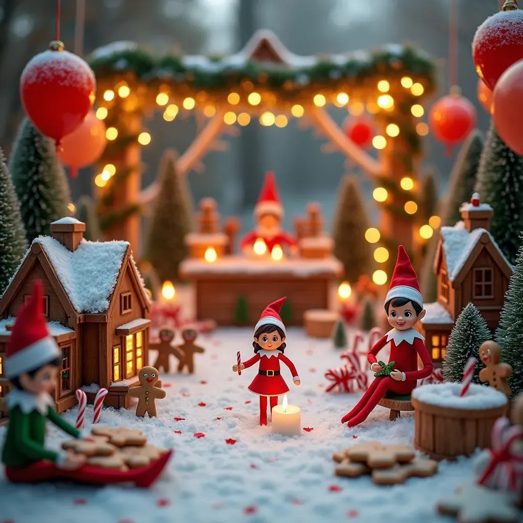 ElfThemed Decorations & Treats for an Outdoor Celebration