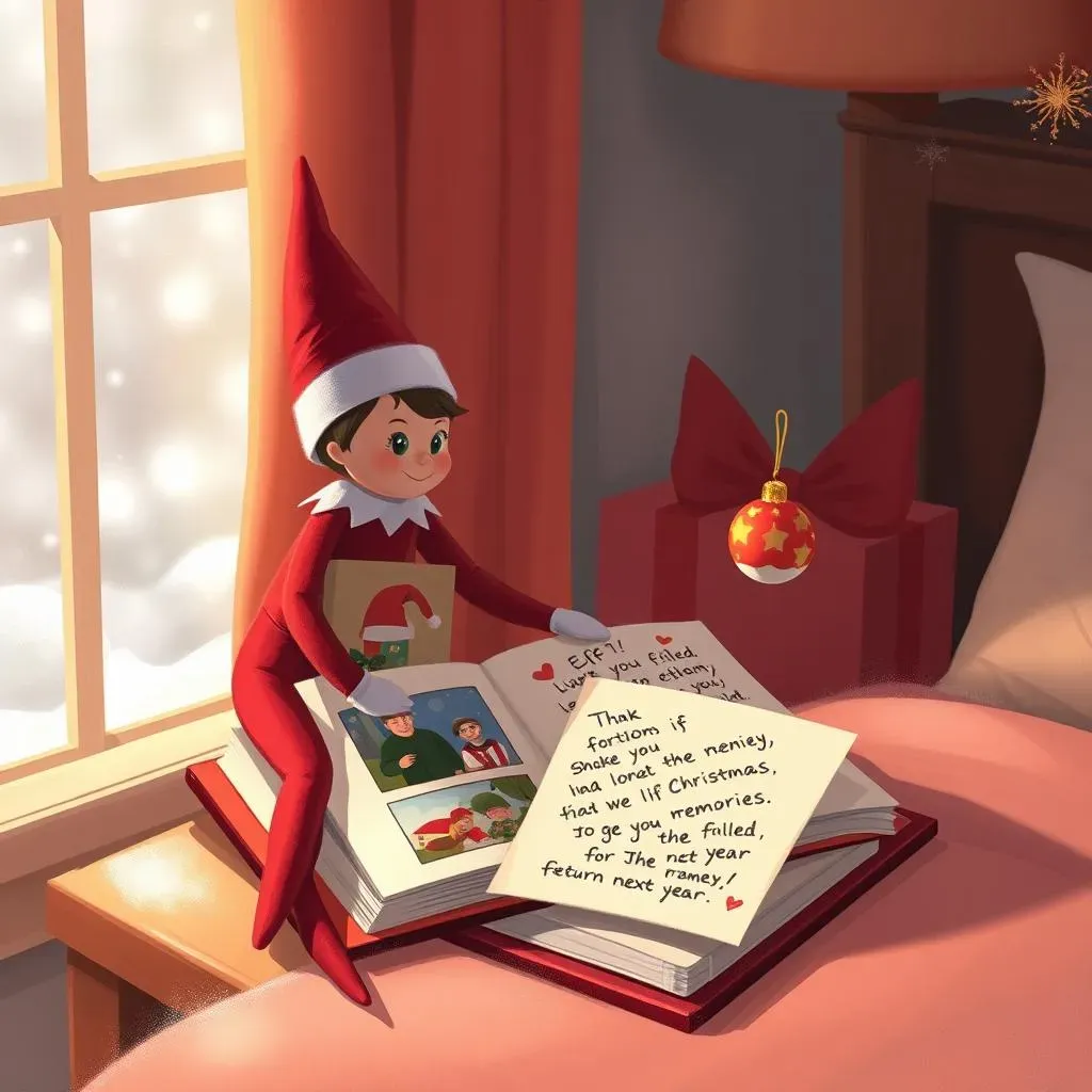 Emotional Christmas Eve Elf on the Shelf Ideas: Saying Goodbye with Heart