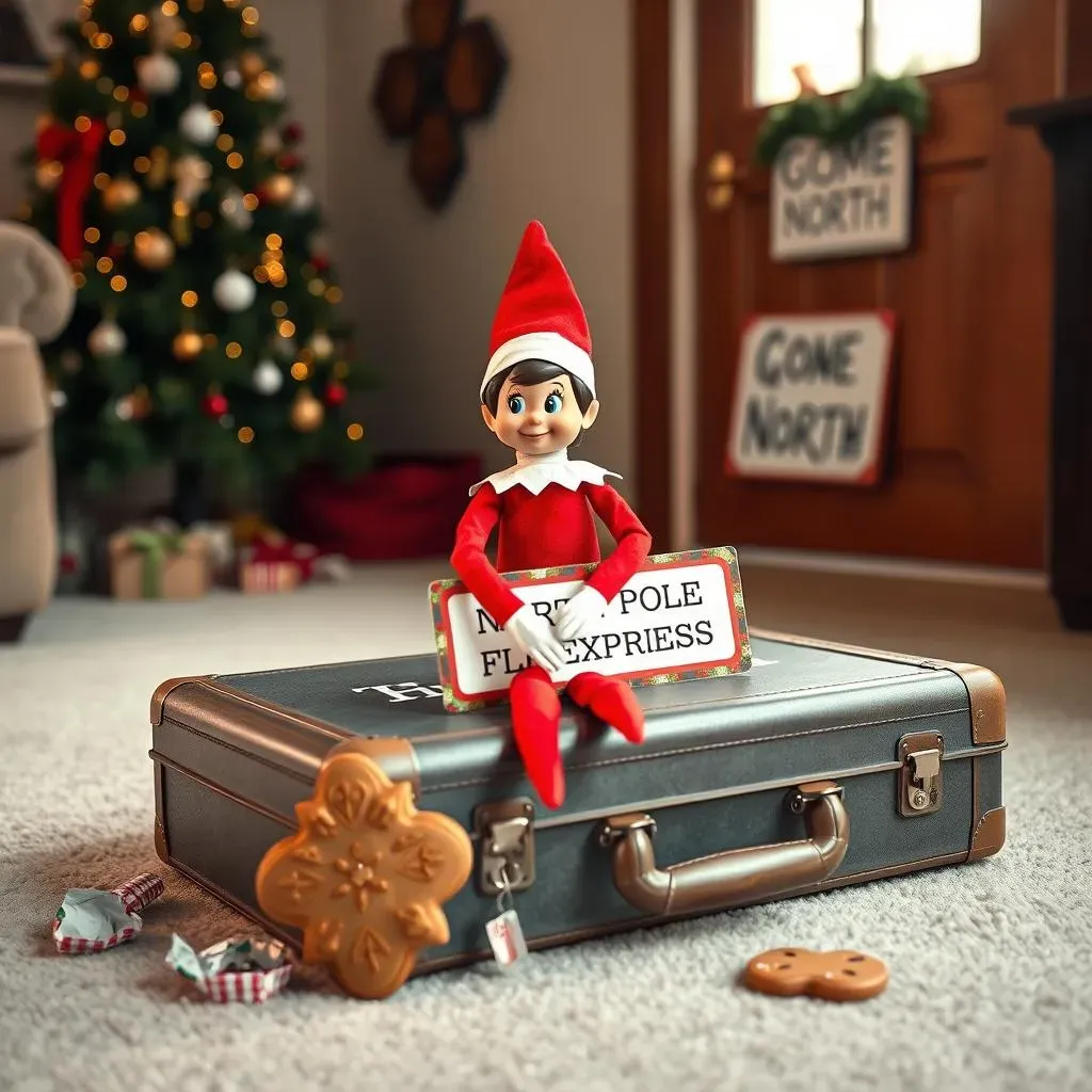 Funny Elf on the Shelf Goodbye Ideas:  Amazing Farewell Fun